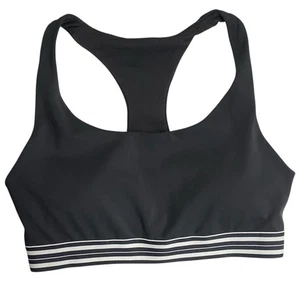 Sujetador deportivo Athleta para mujer pequeño negro contendiente espalda deportiva acolchado entrenamiento gimnasio - Imagen 1 de 7