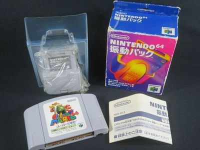 64 Super mario rumble pack Japan N64 Nintendo game Authentic cartridge boxed jp - Image 1 of 4