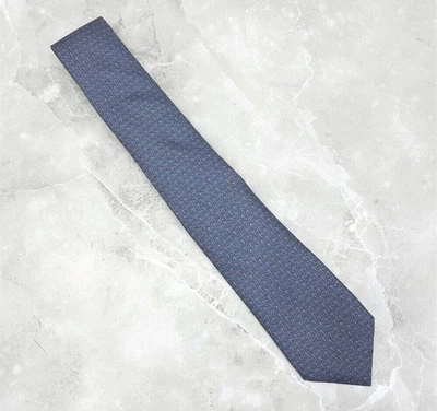 Corbata de seda con patrón Hermes 137610019 Foto 1 de 4