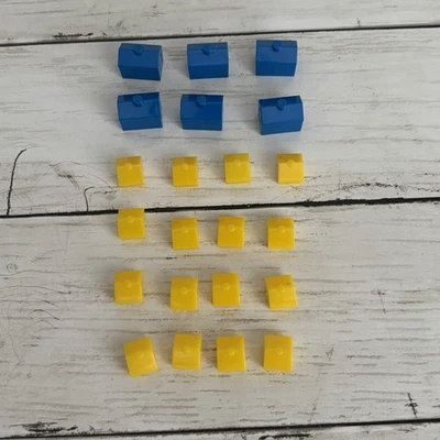 The Simpsons Monopoly Houses & Hotels Game Pieces Replacement Parts Only 2001 - Image 1 of 3