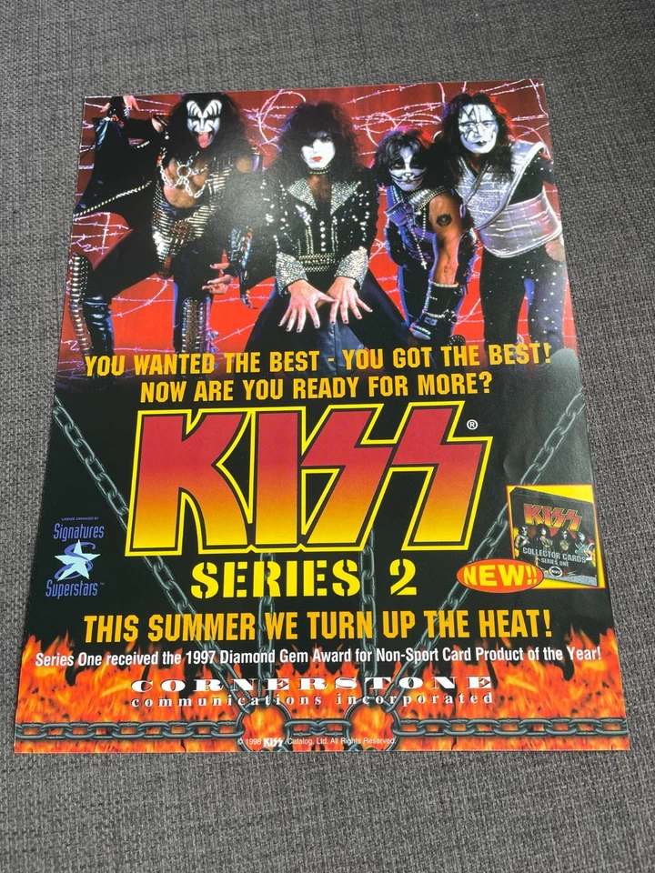 KISS - Series 2  -Cornerstone - Original  A4 Flyer / Sell Sheet /Poster - Image 1 of 1