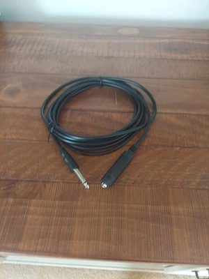 10Ft 6.35 mm (1/4") Jack Mono Male-Female Headphone Mic Extension Cable $$$ DEAL - Image 1 of 3