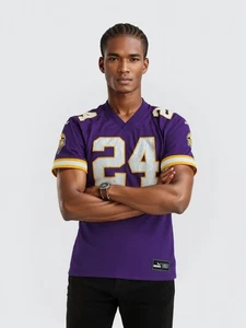 Vintage NFL Jersey Vikings Minnesota Puma Griffith No. 24 Lila L-XL Trikot  - Bild 1 von 7