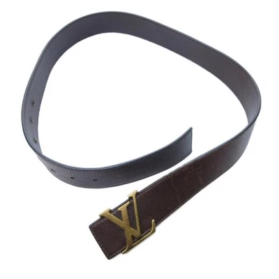 Louis Vuitton Utah Ceinture Santur Suntulle LV Initial Belt M6902V Brown Gold Ge - Image 1 of 4