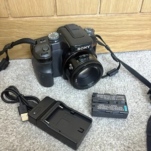 Sony A100 10.2MP DSLR Camera + 50mm 1.7 Minolta Prime Lens - Working - Picture 1 of 4