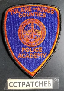 TULARE KINGS COUNTIES, CALIFORNIA POLICE ACADEMY SHOULDER PATCH CA - Picture 1 of 2