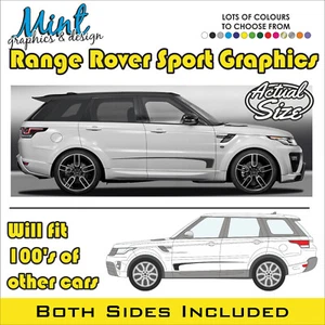 RANGE ROVER SPORT Rayas Laterales HSE 4X4 Calcomanías Pegatinas Gráficos SIN P&P 015 - Imagen 1 de 4