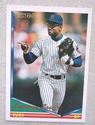 1994 Topps - Gold #725 Sammy Sosa - Image 1 of 2