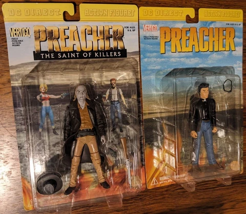 DC Direct PREACHER Jesse Custer Saint of Killers action figures NEW MOC Cover