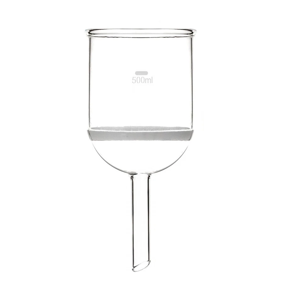 500ml Glass Buchner Funnel w/Coarse Filter Straight Tube Laboratory Glassware - Image 1 of 1