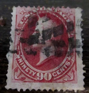 US Stamp - #155 - USED - 90 cent Oliver Perry Issue - CV $350 - Picture 1 of 2