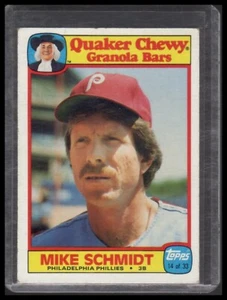 1986 Topps Quaker Granola #14 Mike Schmidt - Picture 1 of 2
