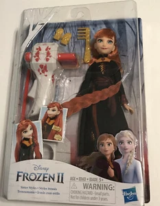 Hasbro - Disney Frozen 2 II Sister Styles Anna Fashion Doll & Accessories - New - Picture 1 of 2
