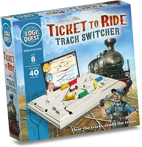 Logiquest Ticket to Ride Track Switcher Puzzle Game, Multicolour - Picture 1 of 12