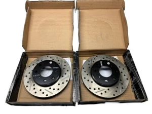 StopTech Sport Cryo Drilled & Slotted Brake Rotor 127.40023CL/R - Picture 1 of 3