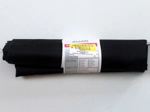 Joann Fabric Remnant Sport Nylon Black 1 Yard Piece X WOF - Picture 1 of 2