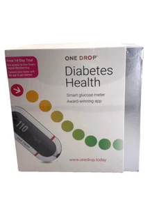 One Drop Chrome Diabete Glucosio Meter Starter Kit, Bluetooth abilitato SCAD:12/23 - Foto 1 di 4