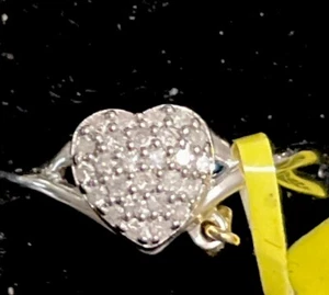 Kristall Set in Sterlingsilber Valentinstagsring Größe 8 von STS India - Bild 1 von 7
