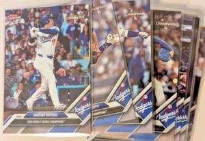 Topps Now - 2024 Dodgers WS Champs Team Set - Picture 1 of 1