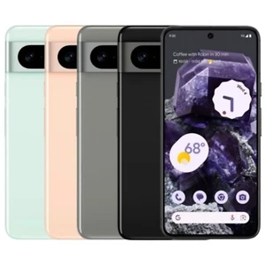 Google Pixel 8 5G 128GB/256GB Unlocked G9BQD/GKWS6 8GB RAM 50MP Phone - Good - Afbeelding 1 van 8