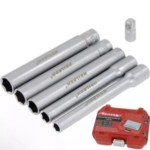Neilsen Metric Extra Deep Drive Sockets 8mm - 14mm Socket Set In 6pc 3/8" - Picture 1 of 4