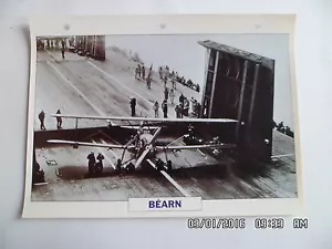 CARTE FICHE NAVIRES DE GUERRE BEARN 1940 PORTE AVIONS LEGER - Picture 1 of 1