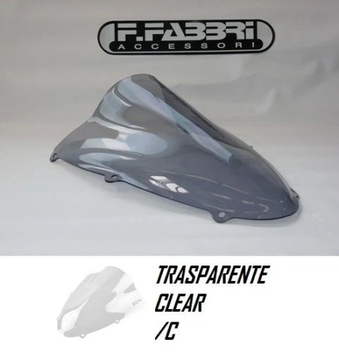 FABBRI Cupolino DOUBLE BUBBLE TRASPARENTE Per SUZUKI TL 1000 R 1998 - 2001 - Immagine 1 di 1