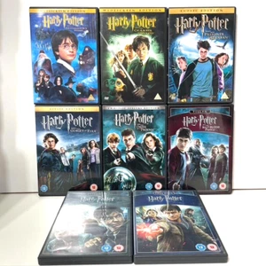 Harry Potter Complete DVD Set All 8 Movies plus many Special Features 16 Discs - Picture 1 of 3