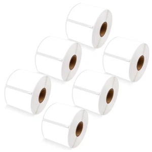 6 rollos de etiquetas de embalaje 30256 para DYMO LabelWriter 300 SE250 59 mm x 101 mm - Imagen 1 de 12