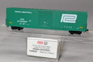 N Scale MTL 104020 PENN CENTRAL 60' Box Car Excess Height Single Door PC 278655 - Picture 1 of 11