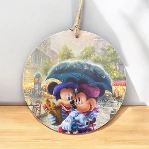 Disney Mickey & Minnie Mouse Plaque Heart Sign Special Unique Gift Nursery Decor - Picture 1 of 1