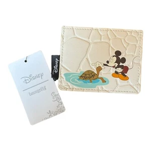 Loungefly Disney Mickey Mouse Turtle Shell Cardholder New - Picture 1 of 2