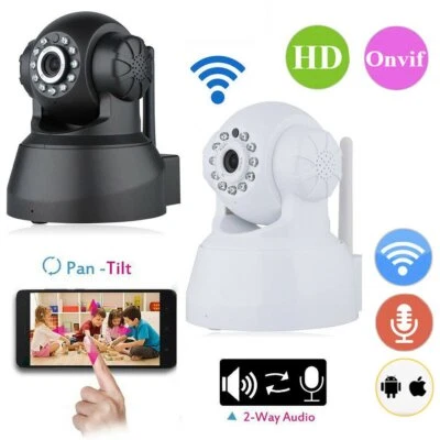 720p Wireless WiFi IP Security Camera Home Indoor Baby Pet Monitor Night Vision - image 1 of 4
