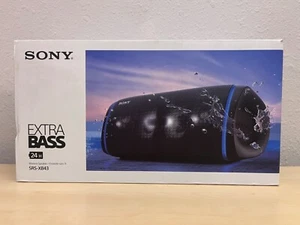 Sony SRS-XB43 Bluetooth Speaker  EXTRA BASS Powerful Portable Speaker Black NEW - Picture 1 of 6
