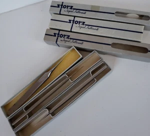 Lot of 3 Vintage Surgical Medical Instruments Storz in Box Forceps Probe - Picture 1 of 6