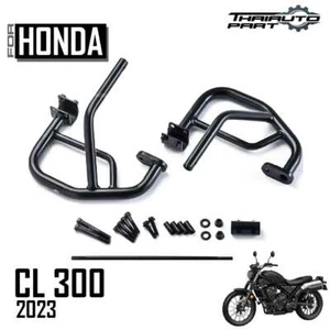 Engine Bush Guard Crash Bar Protector Black For Honda New CL 300 2023-24 - Picture 1 of 10