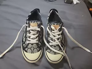 Coach Sneakers Black Women 8 - Picture 1 of 7