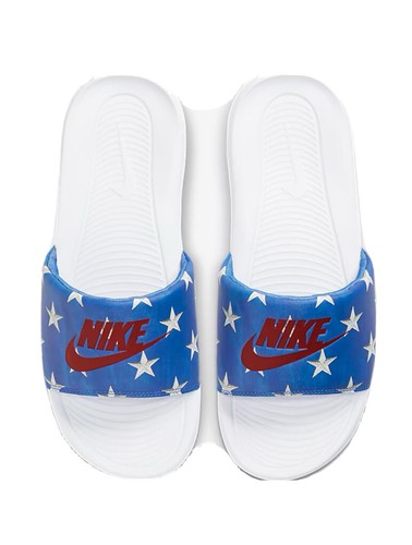 SANDALI GRAFICI NIKE VICTORI ONE SLIDE STAMPA ""USA"" da uomo taglia 7 donna taglia 9 $50