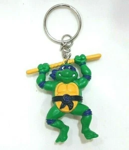 Japan Teenage Mutant Ninja Turtles Donatello Figure Keychain Power Card Kid - Picture 1 of 3