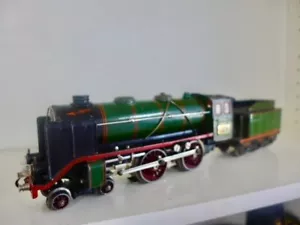 Dekorative schöne Märklin 2 - B Dampflokomotive E66/12920 grün/schwarz Spur 0 - Bild 1 von 7