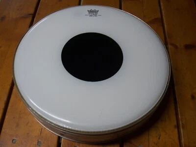 15" Remo Smooth White Controlled Sound Black Dot Drum Head *Cheaper by the Lot* - Image 1 of 4