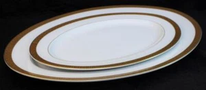 Sango CORSICAN 2 Platters 16" & 12" length Pattern 3718 GREAT CONDITION - Picture 1 of 6
