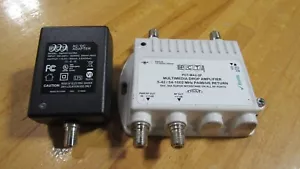 PCT pct-ma2-2p 2 output Multimedia Drop Amplifier CATV W/ Power pack QIK SH - Picture 1 of 3