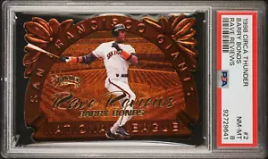 1998 Circa Thunder Rave Reviews Barry Bonds 2 PSA 8 Giants Pop 4,5 Higher 1:288 - Picture 1 of 2