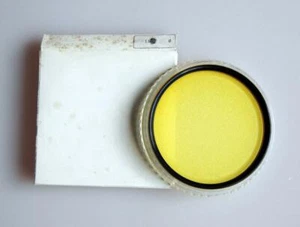UNION FILTRO DIAMETRO 58 GIALLO Y2 YELLOW Made in Japan - Picture 1 of 2