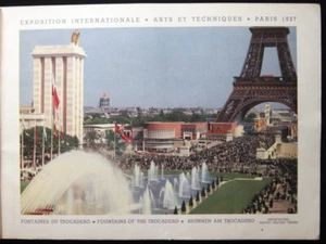 1937 EXPOSITION INTERNATIONALE DES ARTS TECHNIQUES APPLIQUES MODERN ARCHITECTURE - Foto 1 di 8