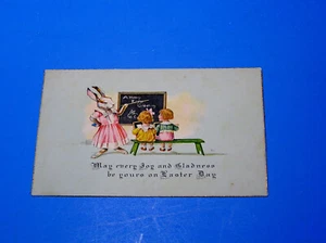 Vtg Postcard Easter - not posted but written on - Picture 1 of 2