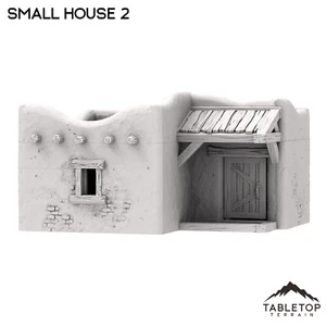 Spanish Small House 2 - Old Wild Western Rush - Wild West Terrain Wargaming - Bild 1 von 6