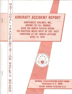 Accident Report - NTSB - Northwest - B747 - North Pacific Ocean - 1972 (MN187) - Bild 1 von 1