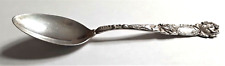 antique Alvin Silver Bridal Rose sterling teaspoon 1903 monogram 25 grams